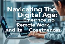 Navigating the Digital Age: The Rise of Remote Work and Its Implications Navigating the Digital Age: The Emergence of Remote Work and Its Consequences