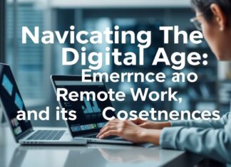 Navigating the Digital Age: The Rise of Remote Work and Its Implications Navigating the Digital Age: The Emergence of Remote Work and Its Consequences