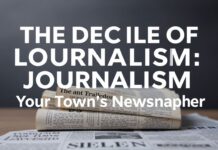 The Death of Local News: Why Your Town’s Paper Matters More Than You Think The Decline of Local Journalism: The Importance of Your Town's Newspaper